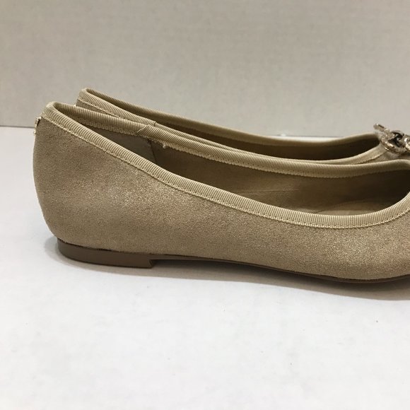 J.Renee’ Metallic Fabric Almond Toe Flat - Picture 2 of 5